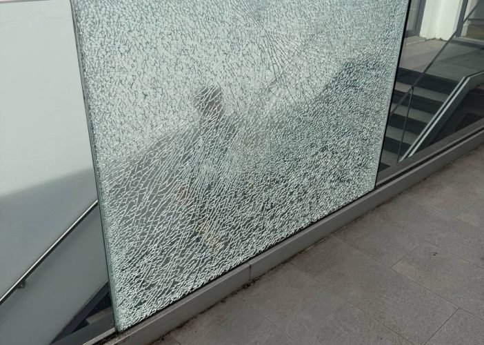 smashed glass